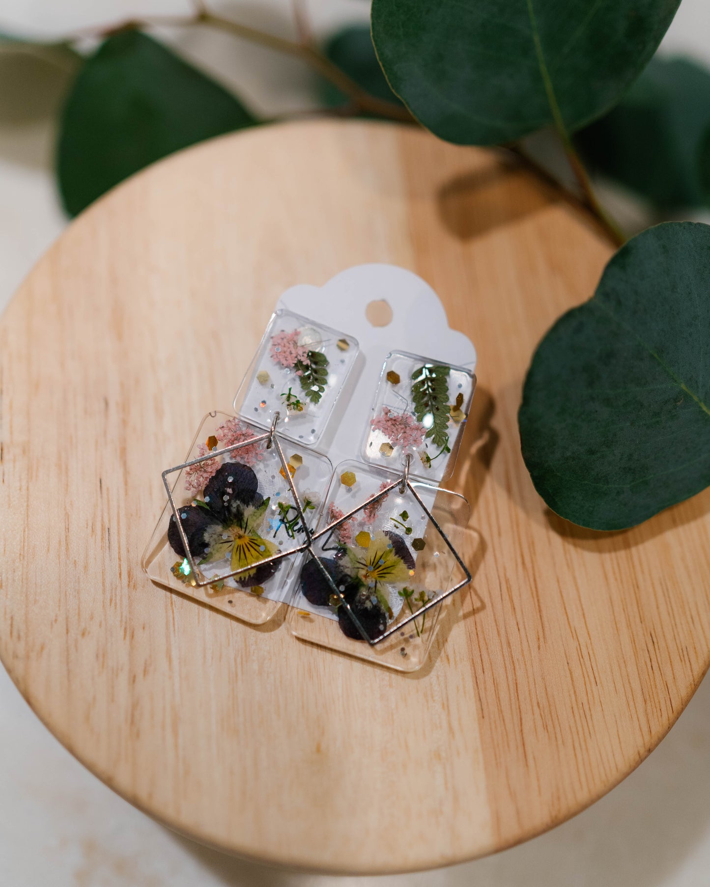 THE HARPER | rectangular resin + wildflowers